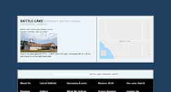 Desktop Screenshot of battlelakechurch.ca